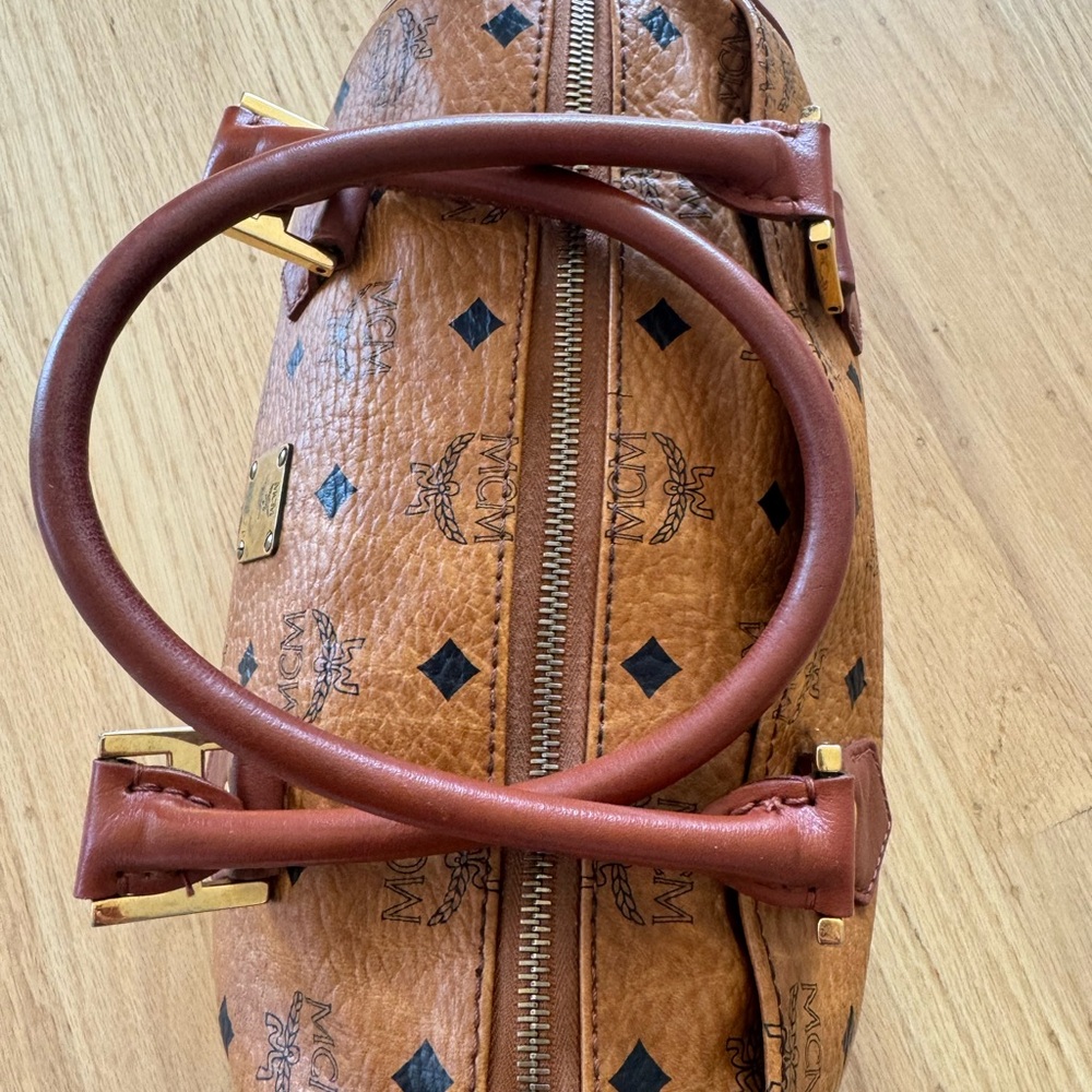 MCM Visetos Boston Bag - Picture 6 of 7